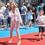 La consejera de Cultura y Turismo, Alicia García, en la presentación del torneo de tenis de El Espinar