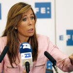 Alicia Sánchez-Camacho durante su comparecencia de hoy
