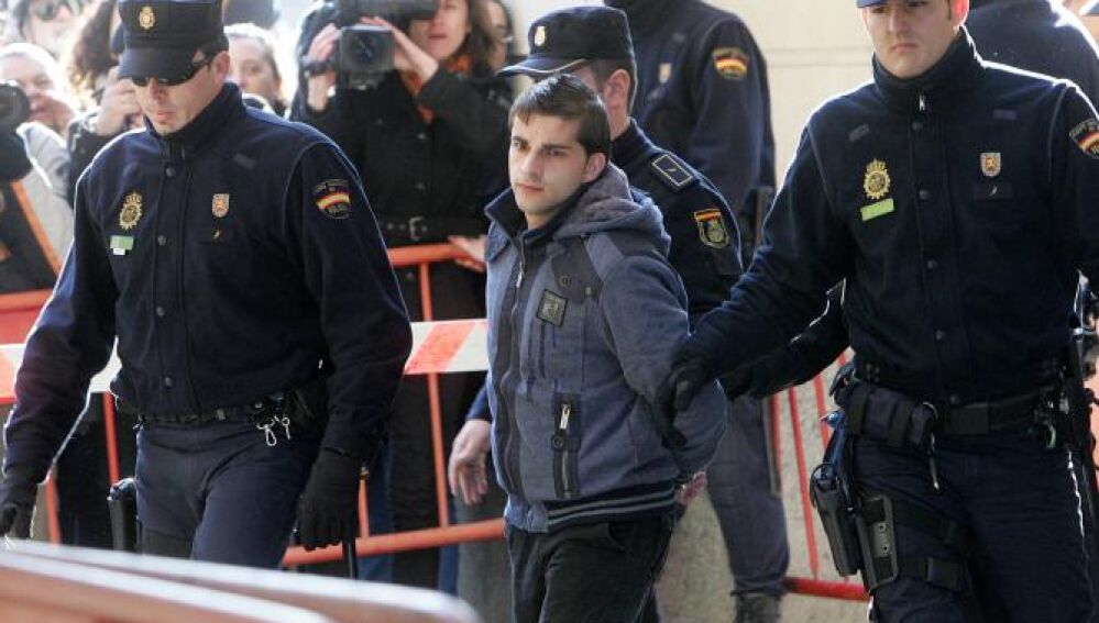 Miguel Carcaño en los juzgados de Sevilla