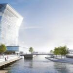Uno de los bocetos que muestran cómo quedará la bahía de Oslo