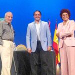 Falgas, Gómez y Pineda, tras la presentación de la programación