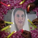 Vigilia por la ex primera ministra paquistaní Benazir Bhutto, asesinada en 2007
