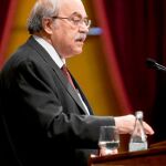 El conseller de Economía, Andreu Mas-Colell, trabaja en la elaboración de los presupuestos y dará algún detalle el próximo lunes