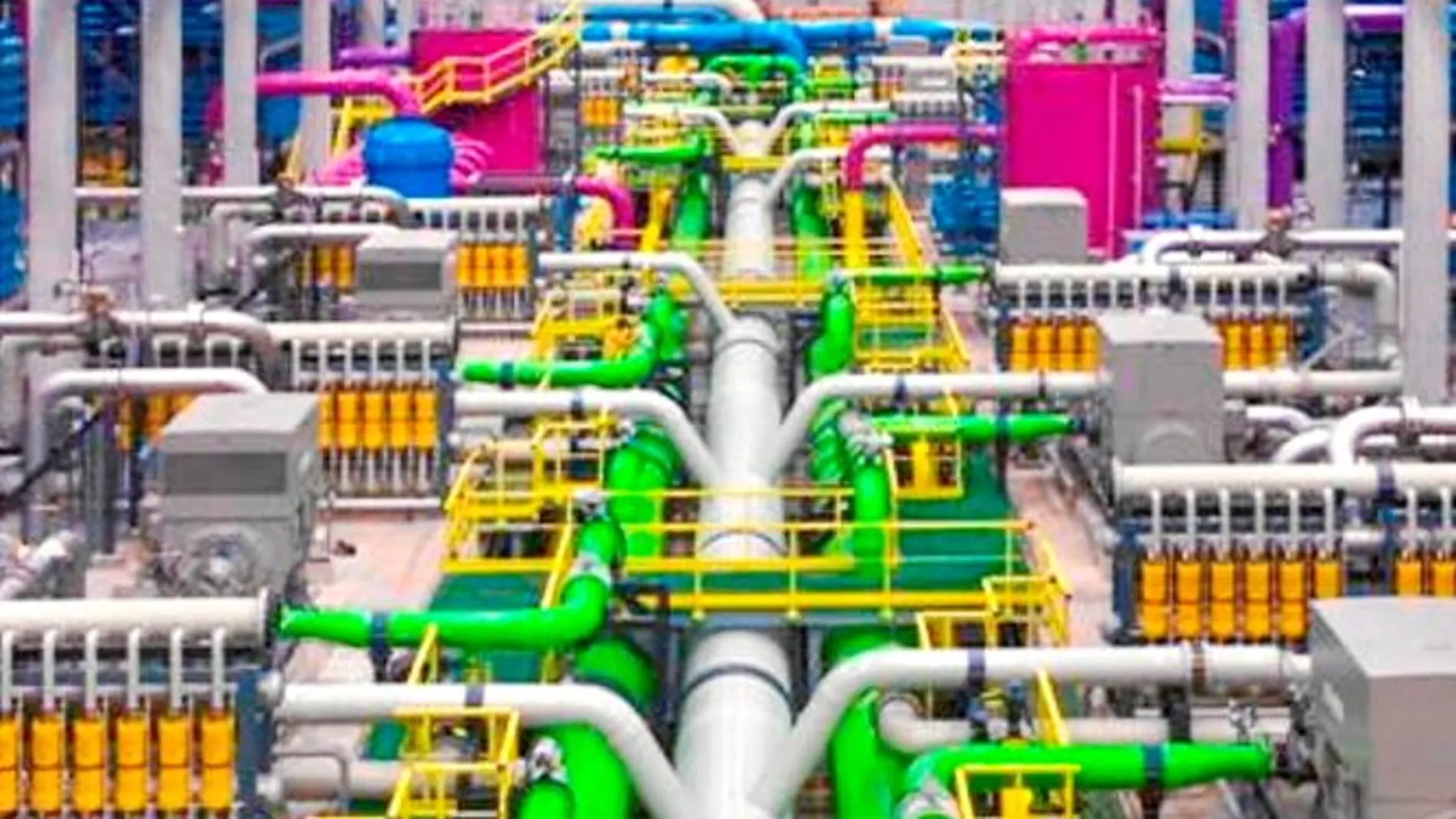 Imagen de archivo de una planta desalinizadora