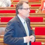 Artur Mas, durante el pleno del debate de política general que se ha celebrado esta semana en el Parlament de Cataluña