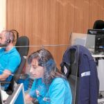 Un grupo de trabajadores del Servicio de Emergencias Castilla y León 1-1-2