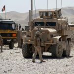 Imagen de archivo de las tropas españolas en Badghis