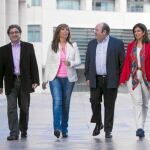 De izquierda a derecha, Enric Millo, Alicia Sánchez-Camacho, Rafel Luna y Dolors López