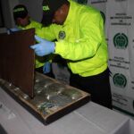 El poster de Messi escondía 11 kilos de marihuana (Foto: El Universal)
