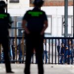 Imagen de archivo de la frontera entre Melilla y Marruecos, en el paso de Beni Enzar