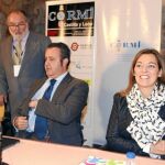 Milagros Marcos inaugura la jornada junto a Nacho Tremiño y José Luis Arlanzón, presidente del Cermi regional