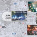 El mapa de los sabotajes