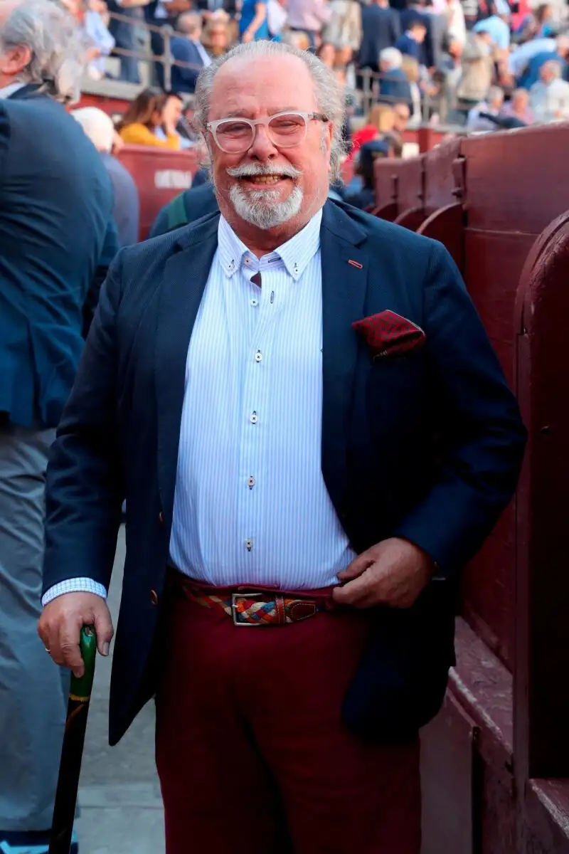 El humorista Francisco Arévalo durante un festejo taurino en la Feria de San Isidro en Madrid