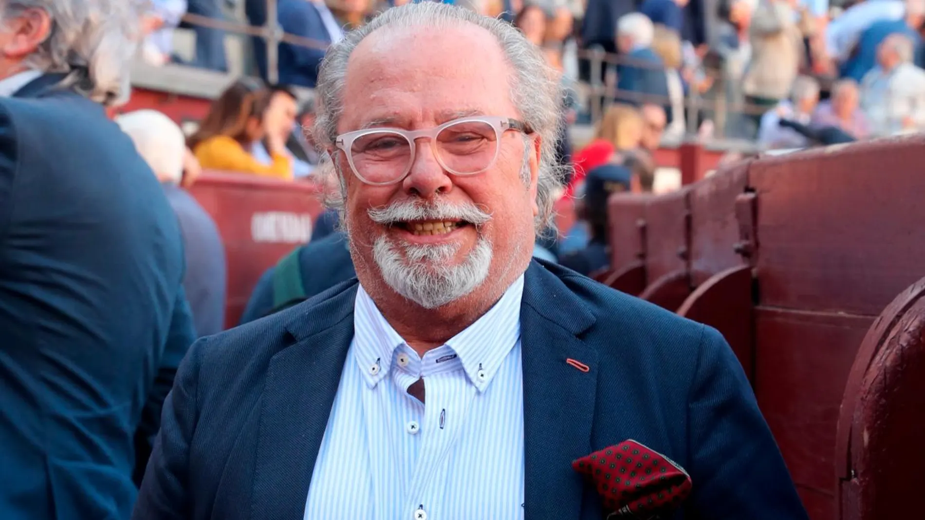 El humorista Francisco Arévalo durante un festejo taurino en la Feria de San Isidro en Madrid