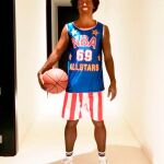 Griezmann disfrazado de jugador de la NBA