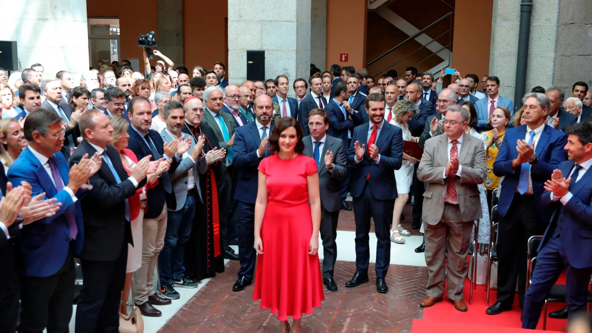 Díaz Ayuso, en su toma de posesión