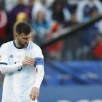 Messi, con el brazalete de capitán