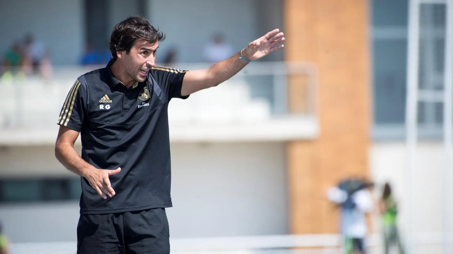 El entrenador del Real Madrid Castilla, Raúl González.