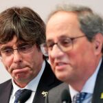 Puigdemont y Torra en Bruselas