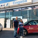 BMW Engasa, con la piloto María Herrera en los tests MotoE