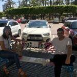 La delegada de Melilla junto a su hermano / Foto: EP