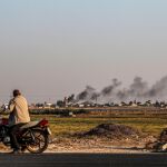 Bombardeos de las fuerzas turcas sobre la ciudad de Tal Abyad