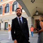 El portavoz de Vox en el Congreso y del comité negociador de los pactos, Iván Espinosa de los Monteros