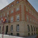 Fachada de la Audiencia de Palencia
