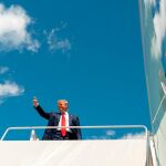 Donald Trump en su visita a Kentucky el pasado miércoles