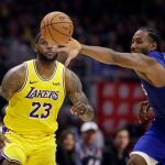 LeBron James sufrió la defensa de Kawhi Leonard