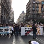 Una de las protestas contra la sentencia