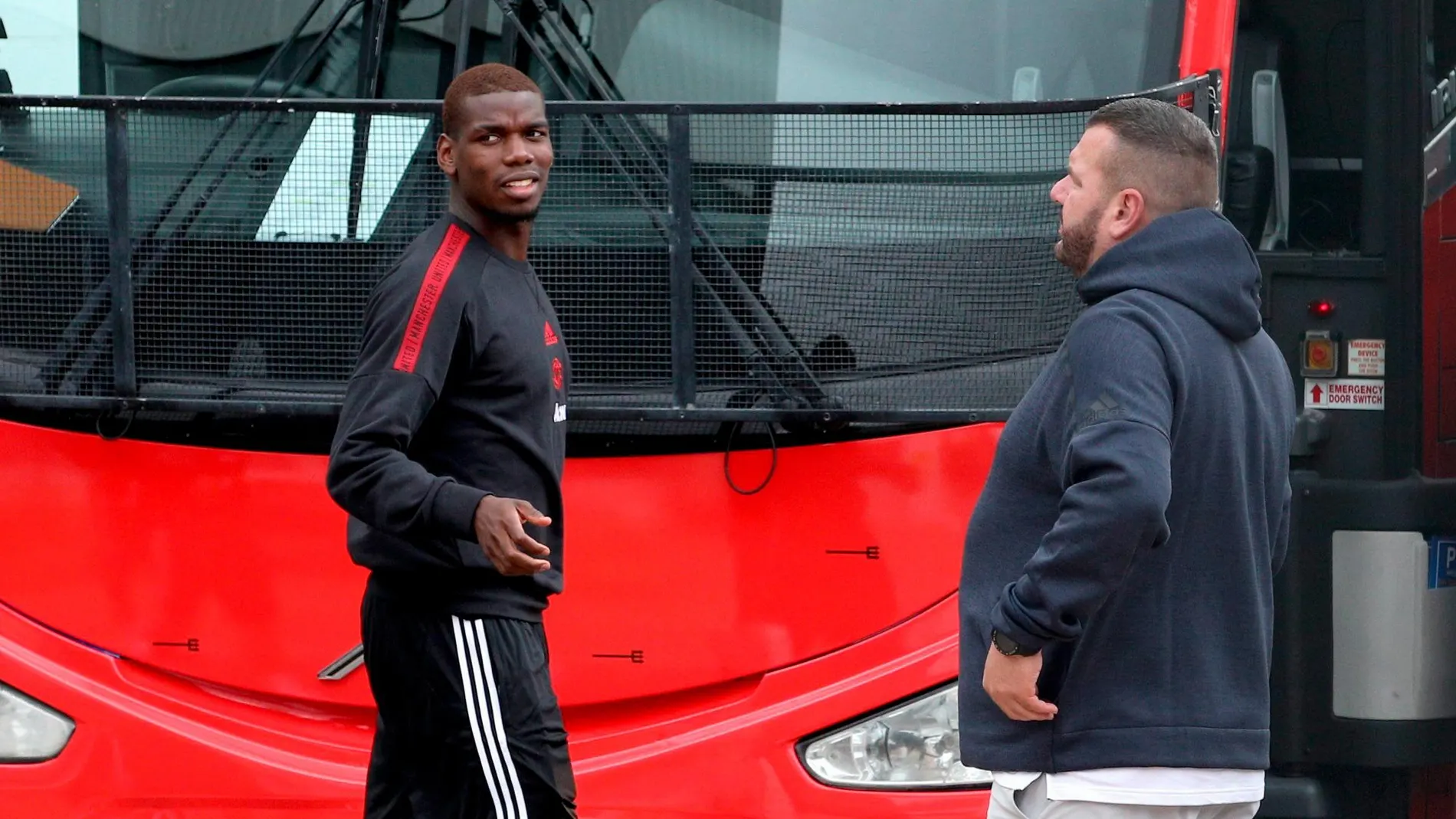 Pogba, con el Manchester