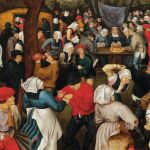 "Baile nupcial al aire libre", Pieter Brueghel el Joven (1610)
