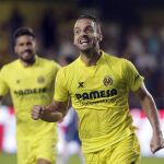 Roberto Soldado, con la camiseta del Villarreal, su último club en España