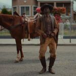 Fotograma del videoclip Old Town Road, de Lil Nas X y Billy Ray Cyrus