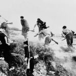 Imagen de archivo de los combatientes en la Guerra Civil española