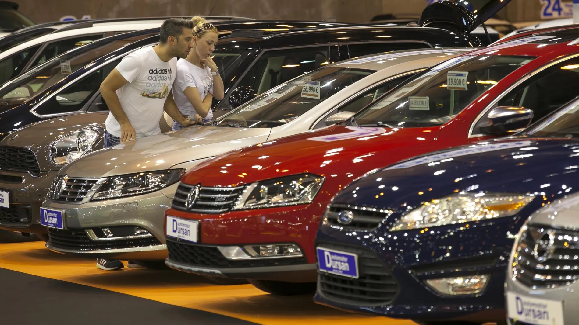 Feria de venta de coches de segunda mano