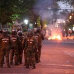Las Fuerzas Armadas de Chile, en una calle de Santiago/EFE