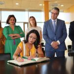 Bosquet fue recibida por el presidente del ente supramunicipal, Francisco Salado / Foto: La Razón
