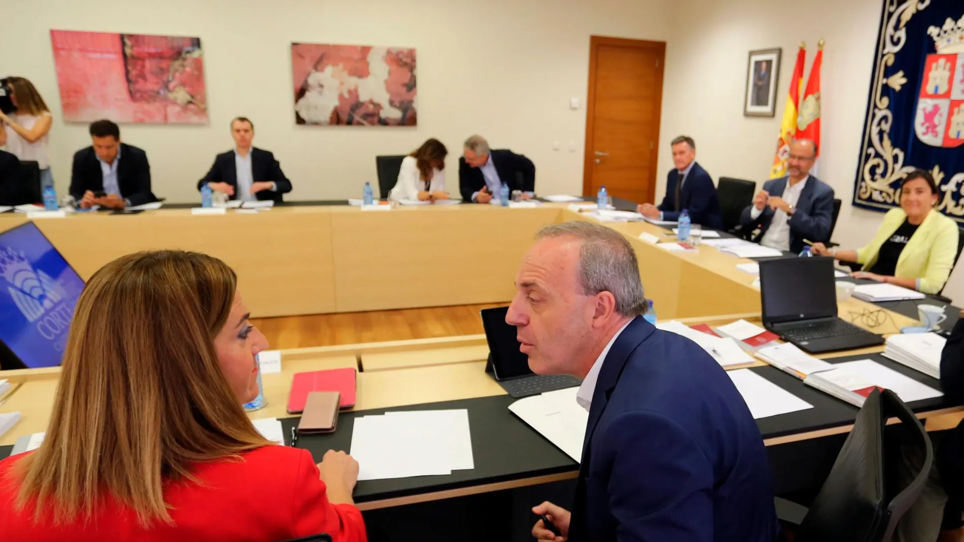 Reunión de la Mesa de las Cortes