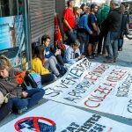 Protestas frente a la Audiencia Nacional para pedir la liberación de los detenidos