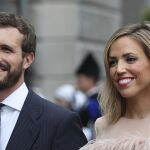 Isabel Torres, la mujer de Pablo Casado, le copia el 'look' a la Reina Letizia