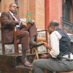 El actor Forest Whitaker en una de las escenas de la nueva serie de HBO, «El padrino de Harlem»