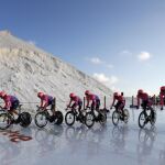 La Vuelta comenzó en las salinas de Torrevieja el año pasado