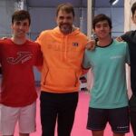 Nito Brea, con Sanyo Gutiérrez, Denis Perino, Mario del Castillo y Maxi Sánchez