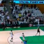 Así ha sido el increíble triple de Prepelic con el que el Joventut ha ganado al Darussafaka