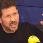 Simeone, en su entrevista en la Ser