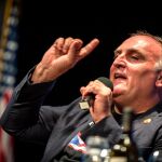 El chef José Andrés durante la presentación de su libro “Alimentamos una isla. Una historia verdadera sobre la reconstrucción de Puerto Rico”