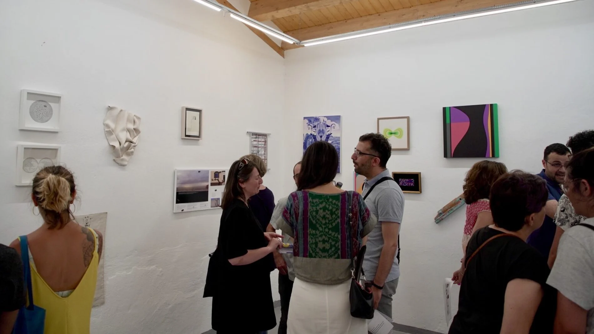 Exposición «Picnic» en el centro de creación contemporánea Nexo990, el antiguo matadero municipal de Monzón de Campos rehabilitado
