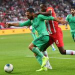 Carvajal, en un partido de pretemporada del Real Madrid